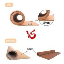 Cork Board Roll 8 Mm Thick - 50"X16" Cork Rolls Bulletin Boards Self-Adhesive  Cork Tiles With 100 Push Pins Mini Wall Frameless Corkboards For Wall - Brown - View 4
