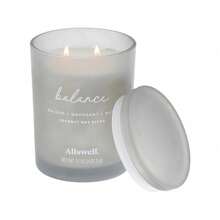 Vela de spa con 2 mechas en frasco de 15oz con aroma moderno y popular Allswell (Vainilla + Caña de azúcar + Almendra) - Abrazo (vainilla + caña de azúcar + almendra) - Ver 7