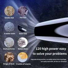 多功能车载宠物吸尘器，12V 手持式车载吸尘器，4500Pa 强吸力，适用于汽车/家庭/办公室 - 黑色 - 查看 4