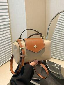 Elegante einfarbige Mini-Handtasche mit verstellbarem Schultergurt, ideale Geschenktasche für Partys, Galas, formelle Abendessen/Bankette, passend zu Partykleidern, Ballkleidern, auch geeignet für Universität/College-Klassenzimmer, Urlaub, Outdoor-Aktivitäten, Reisen, Sportstätten, besonders geeignet für Frauen, Mädchen, Studentinnen - Khaki - Übersicht 7