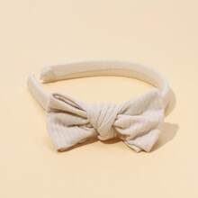1pc Cute Fabric Bow Headband, Fashionable Headband Accessory, Minimalist Hair Clip Head Decor