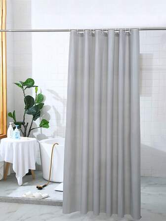 1 Stück wasserdichter Duschvorhang, Badezimmer Vorhangauskleidung, maschinenwaschbar, inklusive 12 Haken für Bad, Badewanne und Wohnmobil, Badezimmer Accessoires Weihnachtsdekoration