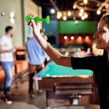 10pcs Suction Cup Darts, Made Of Silicone Material, Durable Soft Tip Suction Cup Darts Set, Interactive Tabletop Stacking Game For Fine Motor Skills And Creativity Development, Perfect For Entertaining With Friends And Family - Multicolor - View 2