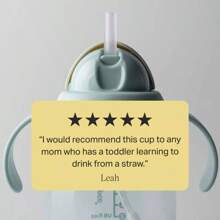 8oz Weighted Starter Straw Sippy Cup