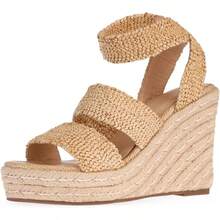 Women's Platform Sandals Wedge Ankle Strap Open Toe Sandals - 7UK - View 3