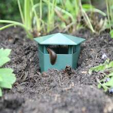 1 pièce Piège à escargots et limaces - Cage en plastique pour les légumes et les fleurs, contrôle des nuisibles sans danger, sans électricité ni batterie nécessaire, pièges à limaces pour le jardin