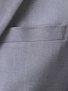 Traje de hombre Furuyal: Chaqueta tipo esmoquin de caballero de color sólido, set con corbata, mangas largas, corte slim, para viaje, boda, fiesta, negocios, Día de la Independencia, color gris claro en tallas XS-3XL