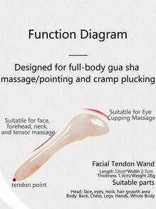 Juego completo de herramientas de masaje para el cuidado facial - Palo de masaje, Masajeador de meridianos del área ocular, Peine de masaje de pulpo, Gadgets de cuidado del bienestar