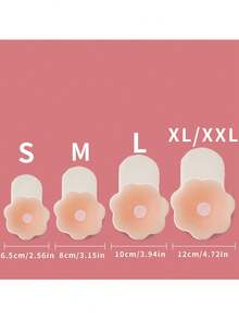 10/2 件隐形硅胶透气乳贴，海外无线隐形乳贴，女士粘性乳贴，防过敏保护罩，露背无肩带，可重复使用丰胸罩，适用于婚纱、连衣裙、运动、跑步、旅行和度假 - 彩色 - 查看 10