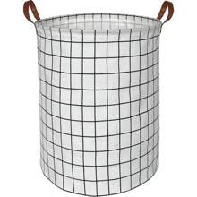 1pc Dirty Clothes Basket Laundry Basket Portable For Toy Clothing Storage Bucket Waterproof Laundry Organizer