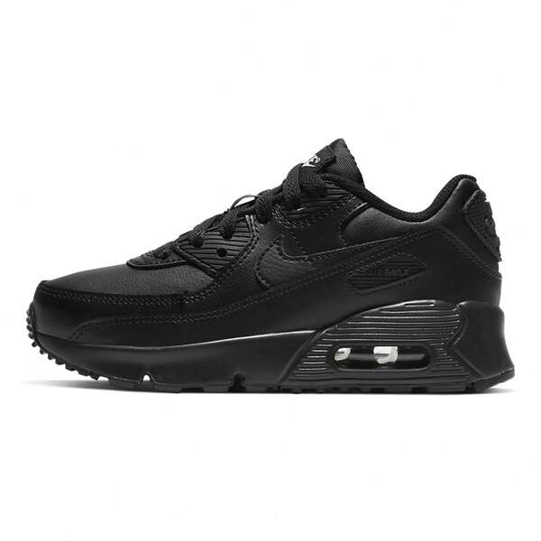 Little Kid's Nike Air Max 90 LTR Black/Black-Black-White (CD6867 001)