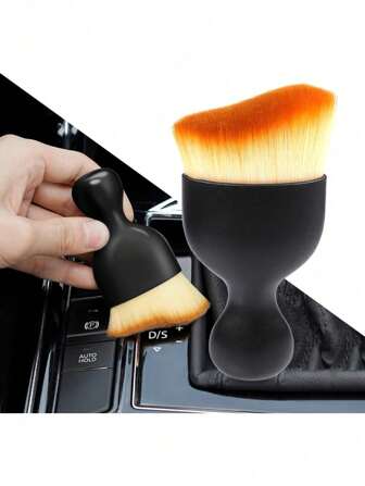 3pcs Car Cleaning Brush Suitable For Car Interior Details Brush, Cleaning And Maintenance Car Brush, Air Conditioning Vent Dust Soft Brush, Car Cleaning And Care Brush,Kitchen,Bathroom,Home,Household Supplies