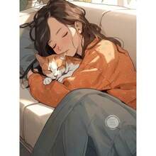 1pc/3PCS Wall Arts Posters Girl Kimono Samurai Knife Poster Cute Anime And Manga Girl Samurai Canvas Painting Printed Wall Art Pictures Suitable For Children's Room Home Decoration, Frameless/Framed ,Wall Art With Frame