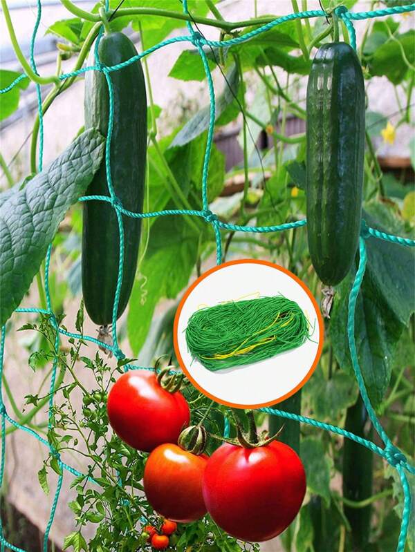 1 pezzo Rete a traliccio, rete per arrampicarsi delle piante da giardino per far crescere piante rampicanti, cetrioli, viti, verdure, frutti, fiori, rete di supporto per i pomodori