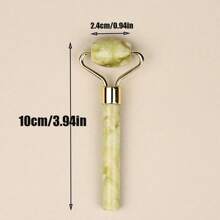 1pc Stone Made Beauty Roller Massager For Face, Body And Eyes, Skin Care Tool For Home And Spa