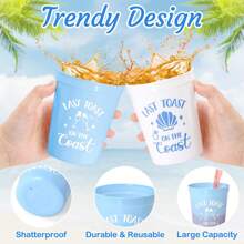 Bachelorette Party Cups Reusable Plastic Tumblers For Bridal Showers, Wedding Receptions, Pool Parties, Trips, Last Hurrah Celebrations, Summer BBQ, Hen Do Favors, Bachelorette Survival Kit Accessories, Tropical Luau, Christmas Night, BFF Gifts, Bachelorette Photo Props, Drinkware For Bride , Engagements, Christmas Reunion, Birthday Pool Party Cups
