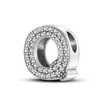1 pieza Encantos con letra 26 caracteres alfabéticos en 3 estilos diferentes, cuentas de corazón plateadas y doradas, encantos para pulseras, collares, llaveros, cuentas para hacer joyas DIY, regalo único para amigos, familia y pareja