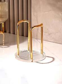 1pc Acrylic Disposable Paper Cup Holder, Light Luxury And Elegant Coffee Cup Storage Rack, Suitable For Kitchen Restaurant, Home, Cafe, Office And Hotel Use, Ideal For Neatly Storing Paper Cups