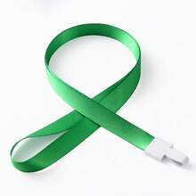 100pcs/50pcs/10pcs/1pc Customizable Content ID Badge Lanyards, Available In Multiple Colors, Customizable ID Badge Lanyards, Customizable Neck Strap Keychains, Lanyards With Detachable Clips, Customizable ID Badge Lanyards - Pink - View 14