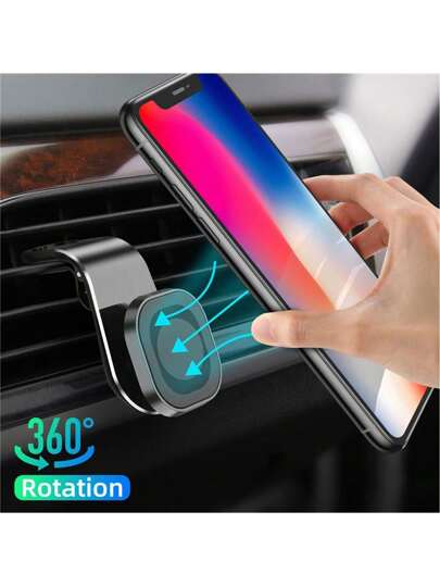 1pc Creative Magnetic Car Phone Holder Gravity Car Air Vent Mount Strong Magnet 7L Model Navigation Phone Bracket Stand