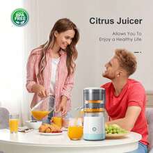 1 Portable Rechargeable USB Electric Juicer, Designed For A Healthy Lifestyle. This Multi-Functional Juicer Has A High Juice Output And Is Suitable For Home Use. - Multicolor - View 5