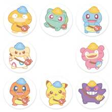 pokemon 500PCS/Roll Pokemon Cute Anime Cartoon Stickers Children Label Stickers Kawaii Toy Fun Game Tag DIY Gift Sealing Label Decoration Supplies,School Supplies,Back To School