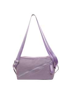 Casual Sport Gym Bag With 2 Zippers For Women Men Shoulder Crossbody Bag, Summer High Capacity Backpack For Workout Fitness Yoga Pilates School College Travel Purses Chest Pack