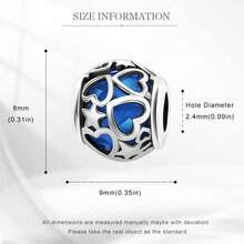 Easvnya New Hot-Selling Silver-Color Star & Moon Fully Studded Beads Series, Stereo Design Exquisite & Fashionable, DIY Jewelry Making Kit Suitable For Bracelet & Necklace, Fit For Charming Fashionable Women, Everyday Wear Or Special Occasion Decoration, Or Valentine's Day/Birthday Gift - Multicolor - View 10