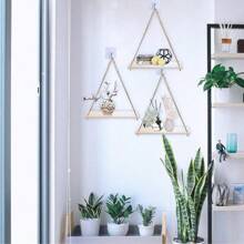 1 Piece Minimalist Macrame Wall Hanging, Bohemian Style Hand-Woven Storage Board, Hanging Shelf Design, Hanging Decor For Home Decor, Home Decor, Room Decor, Wall Decor