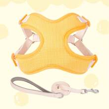Dog Harness With Leash Set, No Pull Adjustable Reflective Step-In Puppy Pet Vest Harnesses For Small Medium Large Dogs And Cats