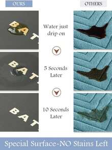 1/2pcs Soft Non-Slip Bathroom Mat, Absorbent Silicone Bathroom Rug, Quick Dry Bath Mat, Halloween Decor Carpet, Room Decor Rug, Autumn Decor Carpet - Multicolor - View 5