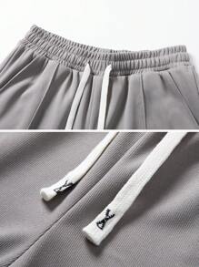 1 Stück Herren Jogginghose mit Kordelzug in weitem Schnitt, Loose Lässig Sporthose, Frühling/Sommer