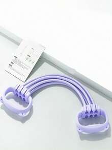 1pc 6-Tube Resistance Band Figure 8 Shoulder Workout Equipment, Adjustable Pounds, 6 Strands Home Use 8-Shape Resistance Rope - Multicolor - View 9