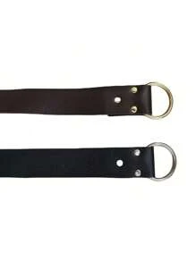Set de 2 accesorios de Renacimiento, Funda de espada y cinturón de PU medieval vintage para disfraz, fiesta, festival y Halloween