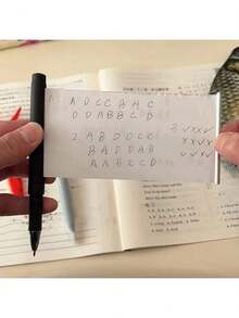 10/3/1pc Reusable Ballpoint Pen With Retractable Memo Pad, Made Of Plastic, Multifunctional Writing Tool For Exam And Note-Taking - Multicolor - View 13