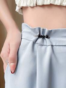 [2025 Summer]10pcs Pearl Pins Brooch - Gold Tone With Black White Beads, Adjustable Clothing Clips For Summer Dresses, DIY Crafts & Fashion Accessories,Bridal Emergency Kit Essential,Beach Festival Ready