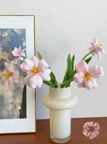 Tulipa Artificial Decoração para Casa Arranjo Floral Buquê de Casamento Flor Falsa Hastes em Vaso Decoração de Festa Centro de Mesa, Dia dos Namorados, Presente Formatura