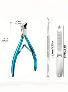 Precisie Professionele Nagelknipper - Veilige Interne Groei Nagelgroef Correctie, Nagelgroef Specifieke Nagelknipper, Hoekige Adelaarsbek Tang Voor Het Inbedden Van Nagels, Ultra Scherpe Dikke Nageltrimmer En Trimmer, Perfect Voor Nagels En Voeten Trimmen Thuis
