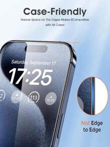 Easypie Selection 2Pcs Ultra-Clear, Scratch-Resistant And Drop-Resistant High-Aluminum Mobile Phone Tempered Film,Compatible With Apple Phone7/8/Plus,X/Xs/XS Max,11/11pro/11 Pro Max,12mini/12/12 Pro/12 Pro Max,13/13mini/13 Pro/13 Pro Max,14/14 Plus/14 Pro/14 Pro Max,15/15Plus/15Pro/15Promax/16/16 Plus/16 Pro/16 Pro Max Gift For Birthday, Family, Friends Tempered Glass, Phone Screen Protector, Phone Accessories