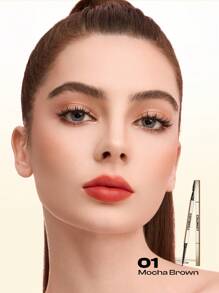 Lápiz delineador de cejas COLORKEY, bolígrafo para cejas, de larga duración, resistente al agua, definidor de cejas, no removible, ultra suave, resistente al agua, tinte y color, relleno y delineado natural de cejas, para principiantes, mujeres, uso diario, Navidad, regalos de Navidad, maquillaje