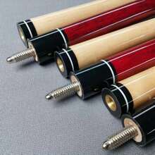 12.5mm Tip, Exquisite Red Wrapping Craftsmanship Billiard Cue Stick, Pool Cue, Perfect Gift For Billiard Enthusiasts - Red - View 3