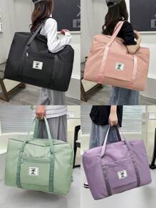 1 Stück 64L Großer Reiserucksack, leicht faltbarer Gepäckaufbewahrungsbeutel, wasserdichte Sporttasche Wochenendtasche Übernachtungstasche Gepäcktasche Handtasche Krankenhaustasche mit großer Kapazität und Reißverschluss, perfekt für Reisen und Studentenwohnheime, Schlafzimmer-Accessoires Schulmaterial Rückkehr zur Schule Studentenwohnheim-Grundausstattung, geeignet für Picknick im Studentenwohnheim, Fitness, Schwimmen, Yoga, Schultasche für Schule Schul-Accessoires Schulsachen