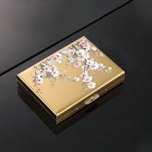 熱銷 RFID 不鏽鋼信用卡卡夾 信用卡錢包 名片夾 女款，充滿愛的禮物，創意男士禮物，爸爸禮物 - 彩色 - 查看 13