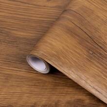 Papel pintado de madera natural, vinilo autoadhesivo removible de PVC, apto para decoración del hogar, cocina y sala de estar. 15.74 x 397.4 pulgadas. Decoración de habitaciones, decoración de paredes, baño, dormitorio, sala de estar, decoración de casas, papel tapiz, arte de pared, pegatinas de pared.