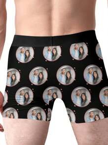 Custom Underwear For Men – Personalized Boxers With Face Photo, Unique And Funny Gift For Boyfriend – Perfect For Birthday, Christmas, Valentine's Day, Anniversary, Or Holiday – Custom Men's Boxer Briefs, Novelty And Adorable Present