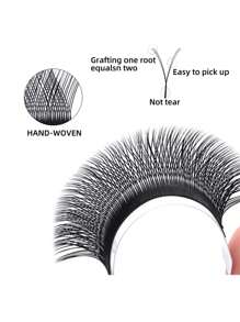12 Rows 0.07 C/D/L Curl SHANEL YY 3DW 4DW Clover Lashes 8-15mm Automatic Flowering Premade Duoble Tips YY Handmade YY Cilios Type Natural Volume Eyelashes Extension