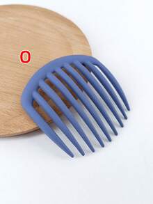 1/6 件豹纹优雅 ABS 塑料发夹适合日常佩戴发梳，侧梳，学校用品