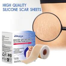 4 x 150cm Remendo de Silicone para Cicatrizes - Amaciar e Desvanecer Cicatrizes, Reduzir Vermelhidão, Folha Descartável de 12 Horas para Cicatrizes de Cesária/Cirurgia (Fácil Aplicação)