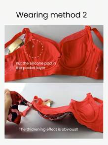 1 Par/2 Pares Protetores de Silicone para Sutiã, Inserts para Sutiã, Seios Pequenos Reúnem Seios Planos Para Fazê-los Parecerem Maiores, Disfarce de Aumento de Peitos À Prova d'Água, Pads de Peito Invisíveis Embutidos em Maiô Bikini de Roupa de Banho