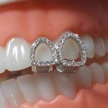 1PC/2PCS/4PCS/SET Noble Novel Design Single Rhinestone Tooth Decoration Hiphop For Women, Party Clubbing Gift For Valentine's Day, Dental, Teeth - 彩色 - 查看 6